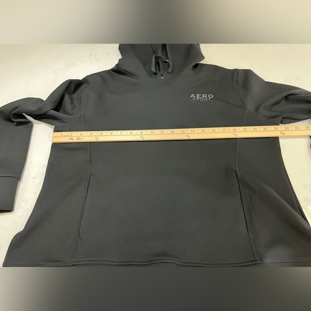 Aeropostale Aero Sport Black Hoodie - Picture 7 of 9